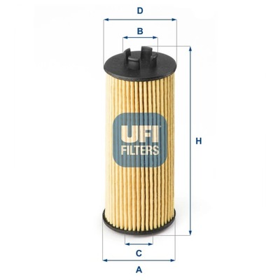 FILTRO ACEITES UFI 25.185.00  