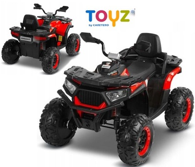 POJAZD QUAD NA AKUMULATOR GIGANT NAPĘD 4X4 CZERWONY