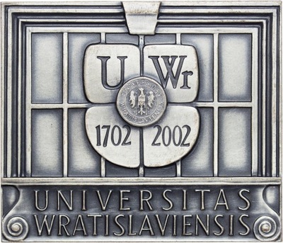 Medal MW, 2002, 300 Lat Uniwersytetu Wrocławskiego