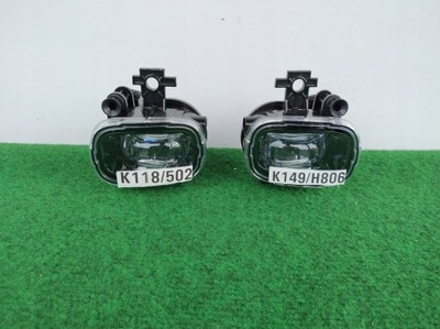 Противотуманные фары led drl левый правый renault clio megane scenic trafic zoe k118/502 фото №1