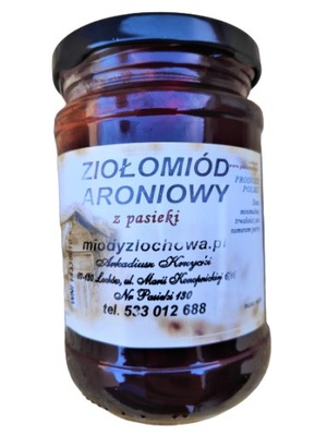 Ziołomiód aroniowy 380g Miody z Łochowa