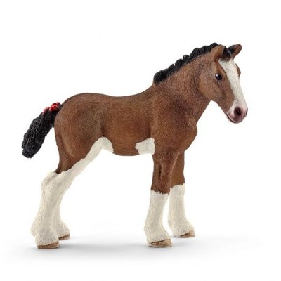 SCHLEICH 13810 ŹREBIĘ RASY CLYDESDALE