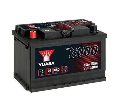 АКУМУЛЯТОР YUASA 12V 76AH 680A YBX3086