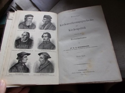 duży WKŁAD PROTESTANTYZMU W POLITYKĘ KOŚCIOŁA ryciny 1864