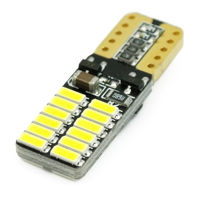 БІЧНА W5W 27 LED (СВІТЛОДІОД) SMD 4014 T10 CANBUS CAN BUS