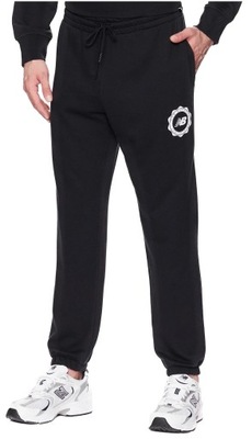 Spodnie dresowe NEW BALANCE męskie czarne XL