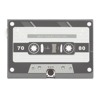 Nagraj własną kasetę z muzyką z kartkami z pozdrowieniami