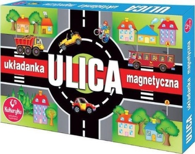 UKŁADANKA MAGNETYCZNA - ULICA, KUKURYKU