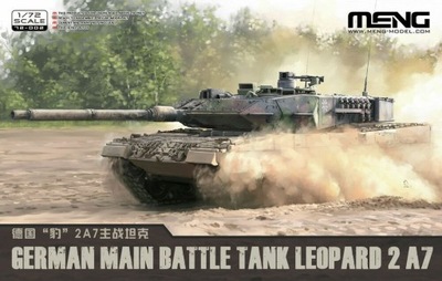 Meng Model 72002 Czołg Leopard 2 A7 German Main Battle Tank 1/72