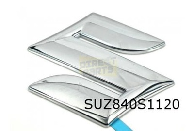 SUZUKI EMBLEMA LOGO ''S'' PRZOD/TYL ORYGINAL! 7781163J000PG 