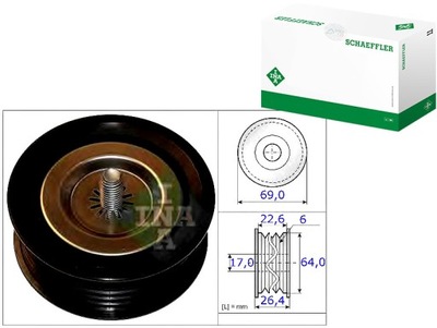 Ina ролик ремінь infiniti q50 50 d фото №1