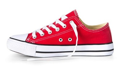 Buty dziecięce TRAMPKI tenisówki Czerwone