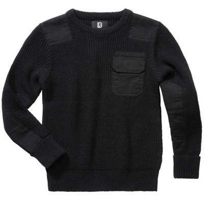 Sweter dziecięcy Brandit BW Pullover Black 134/140