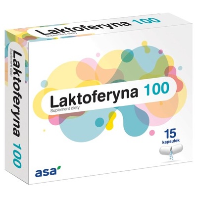 Asa Laktoferyna 100, 15 kapsułek