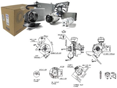 TURBINE AUDI A4 B7 A6 C6 2.0D 07.04-08.11 NISSENS  