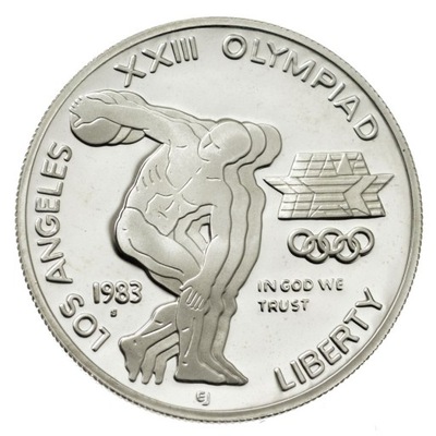 USA 1 DOLLAR 1983 IGRZYSKA OLIMPIADY LOS ANGELES