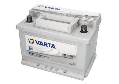 АККУМУЛЯТОР VARTA 61AH 600A 12V SILVER DYNAMIC