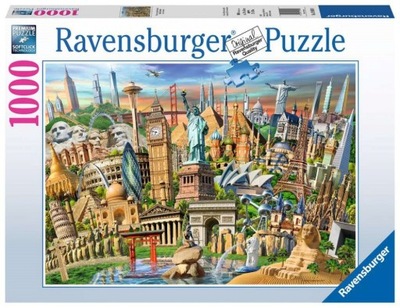 Ravensburger - Puzzle Światowe zabytki 1000 elem.