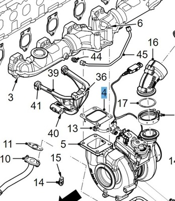 FORRO TURBINA DAF CON 2106210  