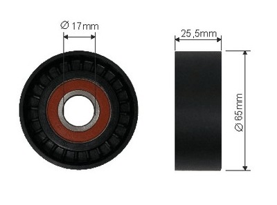 РОЛИК НАТЯГУВАЧА JAGUAR X-TYPE 2.0D 2.2D 01-09