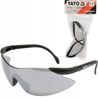 OKULARY OCHRONNE ROBOCZE BHP SZARE FILTR