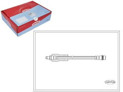 Corteco шланг тормозной 172632b 511706 lh2145 10 фото №1