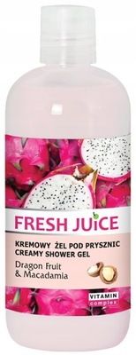 Fresh Juice Kremowy Żel pod prysznic Smoczy owoc i Makadamia 500ml