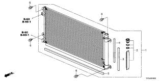 RADUADOR CONDENSADOR DE ACONDICIONADOR 80100TBCA011M1  