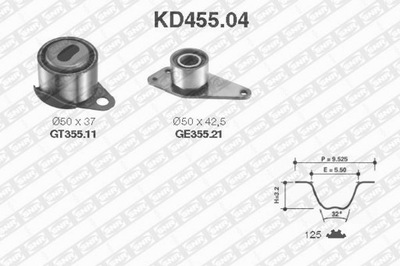 SNR KD455.04 SNR ГРМ КОМПЛЕКТ. Z РЕМНЕМ