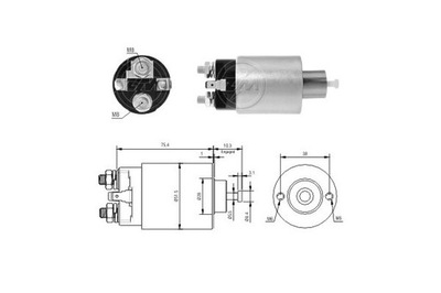 ERA ZM4993 JUNGIKLIS ELEKTROMAGNETYCZNY, STARTERIS 