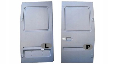 Обшивка дверь задняя mercedes sprinter vw lt niski фото №1