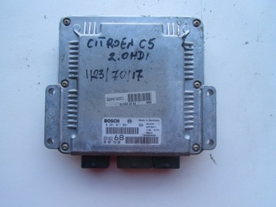 Бортовой компьютер citroen c5 2.0 hdi bosch 0281011091 фото №1