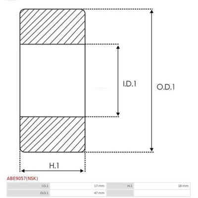 GUOLIS AS-PL ABE9057(NSK) 