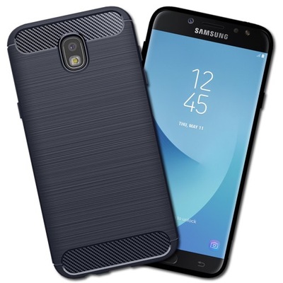 CZARNE ETUI CARBON do SAMSUNG GALAXY J7 2017