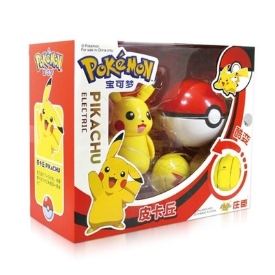 POKEMON POKEBALL FIGURKA PIKACHU ZABAWKA ZESTAW