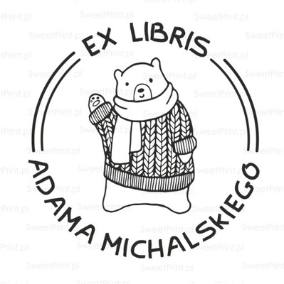 Personalizowany stempel Ex Libris MIŚ