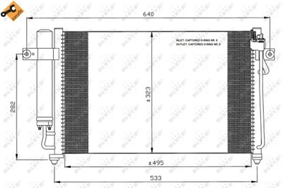 КОНДЕНСАТОР КОНДИЦИОНЕРА HYUNDAI GETZ 02- NRF35476