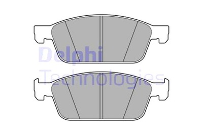 DELPHI КОЛОДКИ ТОРМОЗНЫЕ FORD FOCUS III 2.0ST 250KM 12- KUGA II