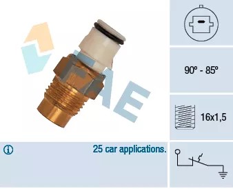 FAE 36170 CONMUTADOR DE VENTILADOR DEL RADIADOR TOYOTA  