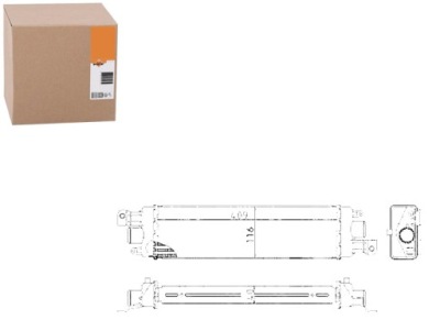 Nrf 30038 радиатор воздуха наддувочный фото №1