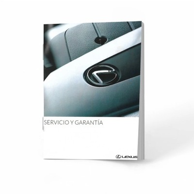 LEXUS HISZPANSKA LIBRO DE MANTENIMIENTO GWARANCYJNA  