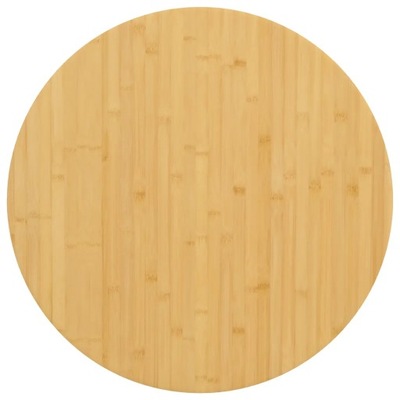Blat do stołu, Ø70x1,5 cm, bambusowy