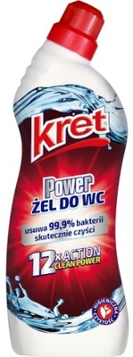 Kret WC Gel 750g POWER 12 x Action 99,9%