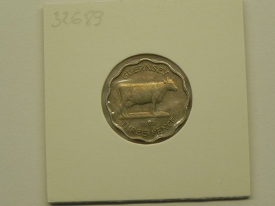 32689/ 3 PENCE 1959 GUERNSEY