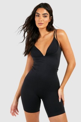 BOOHOO CZARNE BODY BEZSZWOWE SZORTY 58Q NG2__M