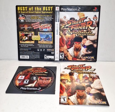 STREET FIGHTER ANNIVERSARY COLLECTION PS2 3XA NTSC/U