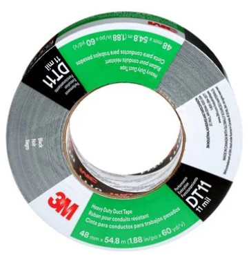 3m Taśma Heavy Duty DT11, 48mm x 55m, czarna