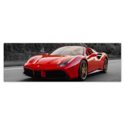 Plakaty 200x66 Czerwone Ferrari Fura