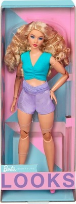 Lalka Barbie Blonde Curly Hair Blond Blondynka