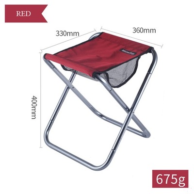 PORTABLE RETRACTABLE STOLEK--RED  